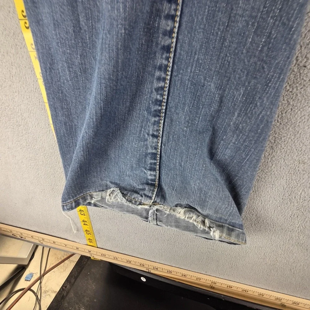 Vintage Levis Engineered Jeans Mens 34x32 Blue Buckle Back One Pocket Twisted